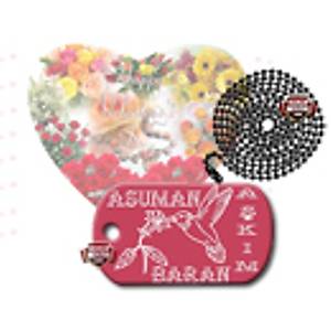 AŞK SEVGİ SEMBOLLÜ KÜNYE MODEL 12 COLOUR MİLİTARY DOGTAG