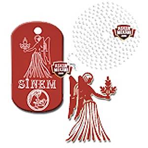 BA�AK BURCU SEMBOLL� K�NYE COLOUR M�L�TARY DOGTAG