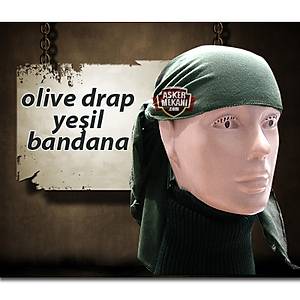 OL�VE DRAP YE��L BANDANA