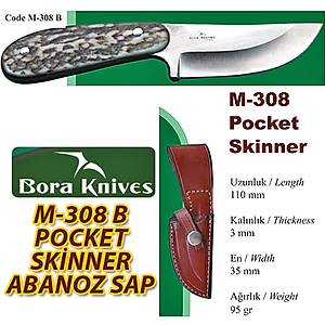 BORA KN�VES M-308 POCKET SK�NER CEP Y�ZME ABANOZ SAP