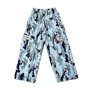 CAMO K�DS PANTS BLUE