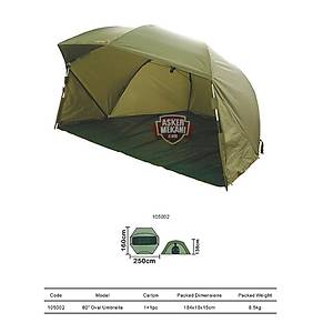 CARP TENT DARK GREEN HALF