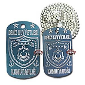 DEN�Z KUVVETLER� K�NYES� M�L�TARY DOGTAG