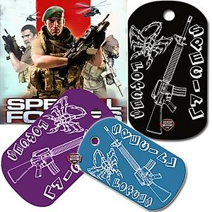 SPEC�AL FORCES AKREP T�M�  K�NYES� M�L�TARY DOGTAG