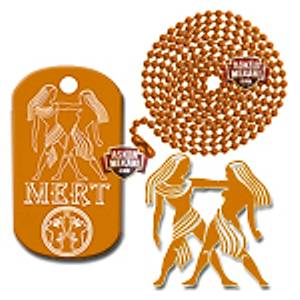 �K�ZLER BURCU SEMBOLL� K�NYE COLOUR M�L�TARY DOGTAG