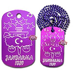 JANDARMA K�NYES� M�L�TARY DOGTAG MODEL 1