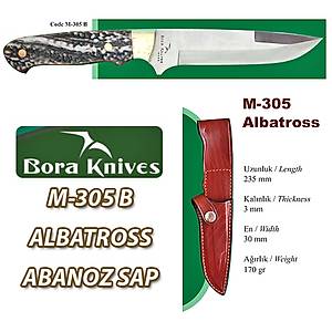 BORA KN�VES M-305 B ALBATROSS ABANOZ SAP