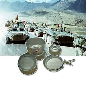 M�L�TARY ALKOL� OCAK VE P���RME SET� 10 PAR�A