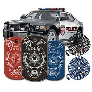 POLİS KÜNYESİ ÖZEL YAPIM MİLİTARY DOGTAG