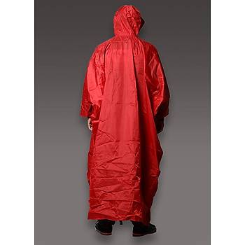 ACCESSORIES PONCHO 3 RED