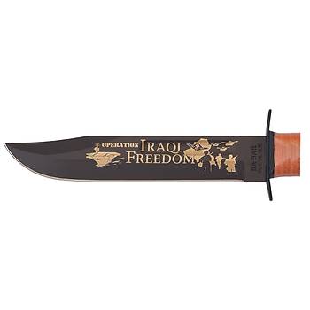 KaBar Army of Iraqi Freedom Knife w/Leather Sheath