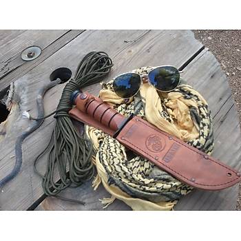 KaBar Army of Iraqi Freedom Knife w/Leather Sheath