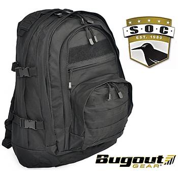 Bugout Gear S.O.C. Three Day Elite Backpack Black