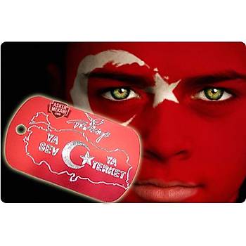 TRKYE KNYES MLTARY DOGTAG