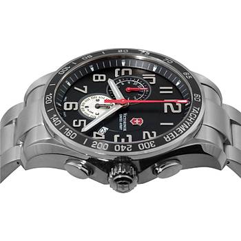 VICTORINOX Swiss Army Chrono Classic XLS Alarm Quartz Chronograph 45mm Saat