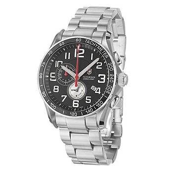 VICTORINOX Swiss Army Chrono Classic XLS Alarm Quartz Chronograph 45mm Saat