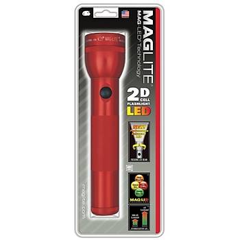 Mag Led 2009-3W 2D Cell Flashlight Red