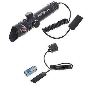 20mW Aggressivity Green Laser Rifle Scope with Gun Mount
