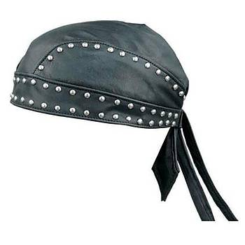 LEATHER BANDANA RVETL