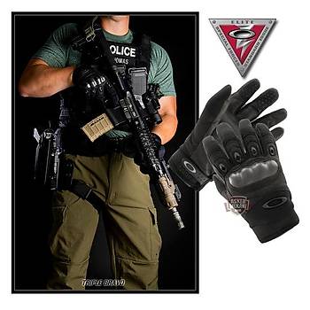 Oakley Assault Tactical Pilot Glove -Black