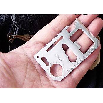 Steel Survival Kit Emergency Card