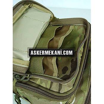 Multi Purpose Molle Gear Shoulder Bag Multi Camo