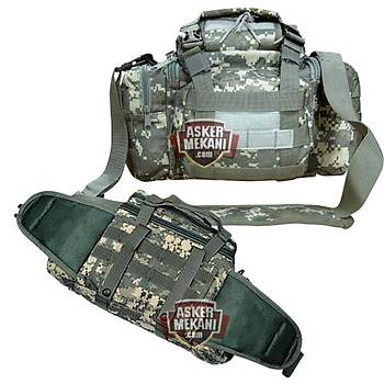Molle Utility Gear Assault Waist Pouch Bag Digital ACU Camo
