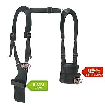 Shoulder Holster Cordura Dik Koltuk Altı Silah Kılıfı