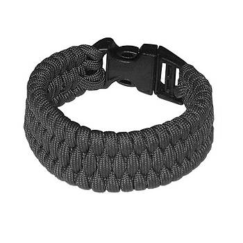 Rothco Tri Weave Cobra Paracord Bracelet Black
