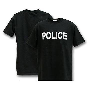 Black POLICE Law Enforcement Shirt