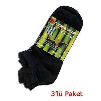 TF Bambu 3'lü Patik Çorap