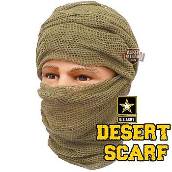 Military Scrim Net Scarf Desert