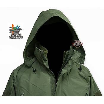 Tactical Softshell Green Parka