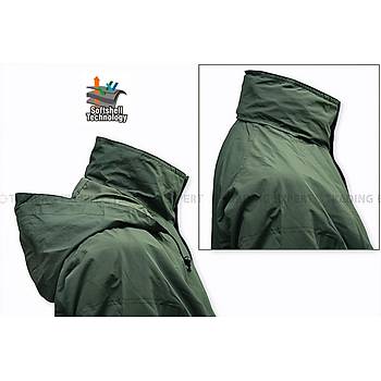 Tactical Softshell Green Parka