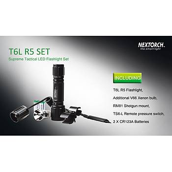 Nextorch T6L R5 SET LED Flashlight 320 Lumens Tfek Feneri