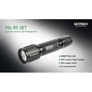 Nextorch T6L R5 SET LED Flashlight 320 Lumens Tfek Feneri