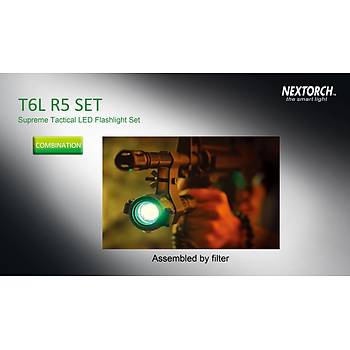 Nextorch T6L R5 SET LED Flashlight 320 Lumens Tfek Feneri