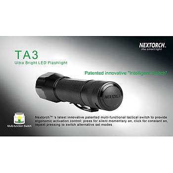 Nextorch TA3 LED Flashlight 550 Lumens Tüfek Feneri