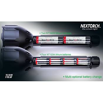 Nextorch T12D LED Flashlight 200 Lumens Þarjlý El Feneri