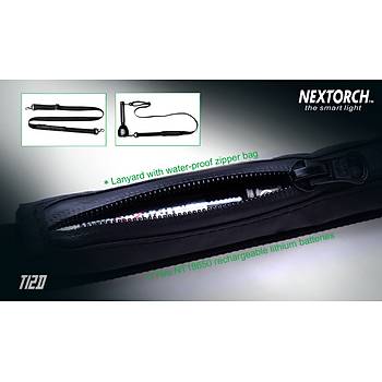 Nextorch T12D LED Flashlight 200 Lumens Þarjlý El Feneri