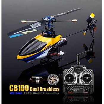 CB100 Çift Brushless Motorlu Metal Helikopter Seti