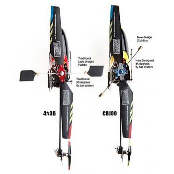 CB100 Çift Brushless Motorlu Metal Helikopter Seti