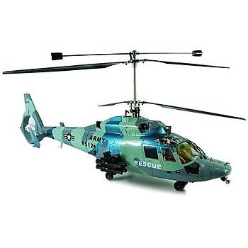 Lama 400 MaviGri 2.4GHZ Metal D Mekan helikopter