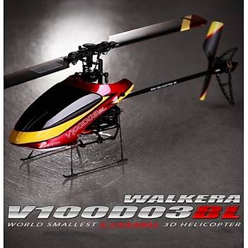 V100D03BL Flybarless Brushless  Mekan 3D Heli.