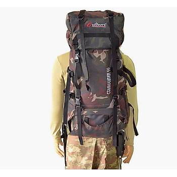 Tactical Cordura Camouflage Backpack 60 LT