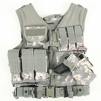 US Tactical Cross Draw Vest Acu Camo