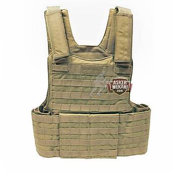 US PADDED MOLLE II VEST COYOTE BROWN