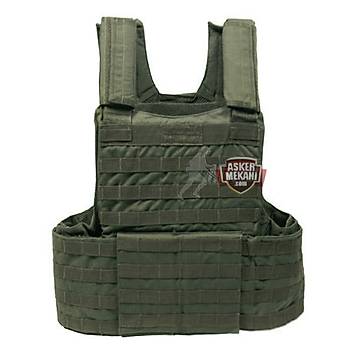 US PADDED MOLLE II VEST OLIVE DRAP