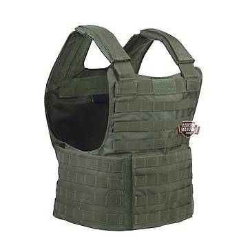 US PADDED MOLLE II VEST OLIVE DRAP