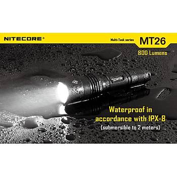 Nitecore MT26 Cree U2 LED 800 Lumens Flashlight